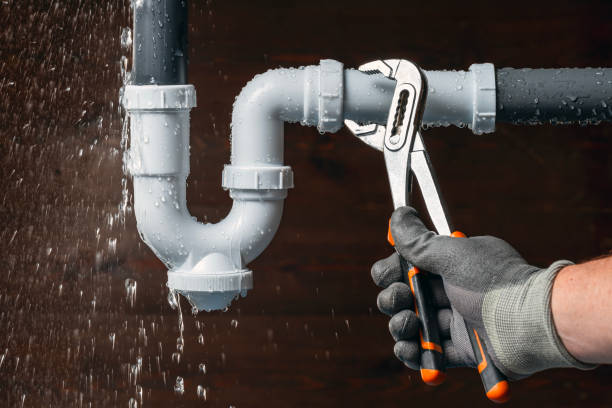 Professional Emergency Plumber technician working in Watkins, MN